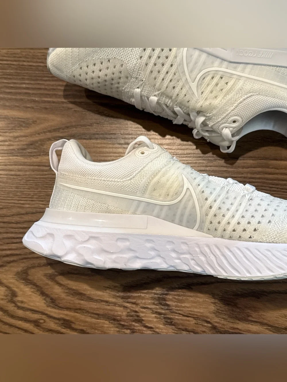 Nike React Infinity Run FK 2 White/Pure Platinum Shoes CT2357-103 Men's Size 9